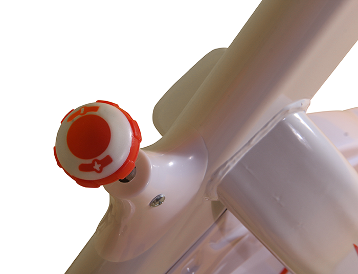 BodyTrain ES-7021 Racing Studio Style Exercise Bike White