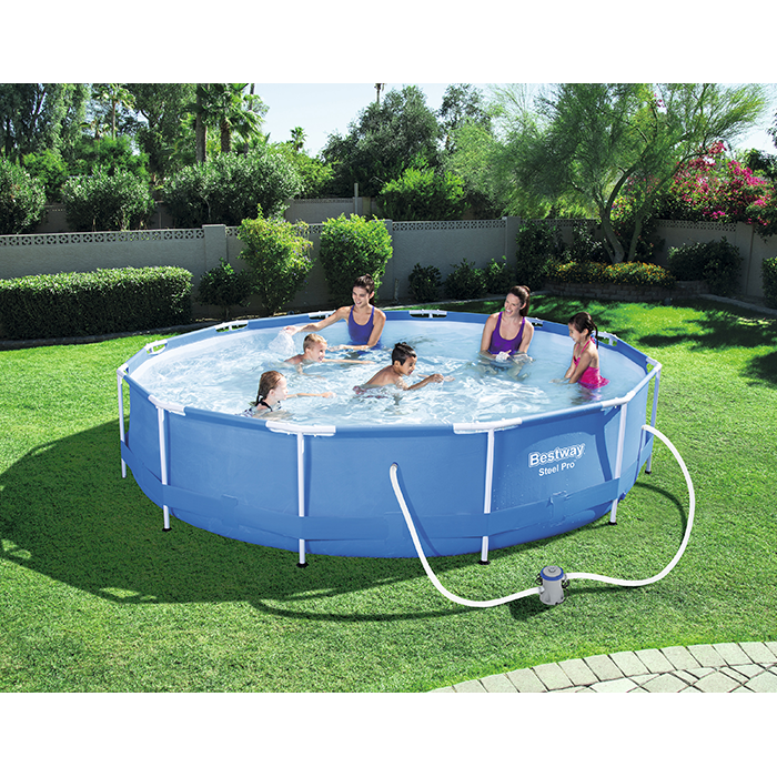 BestWay 10ft x 30inch Steel Pro™ Above Ground Swimming Pool Set