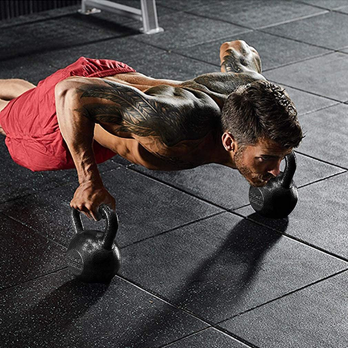 Ironman Pro 16kg Cast Iron Kettlebell