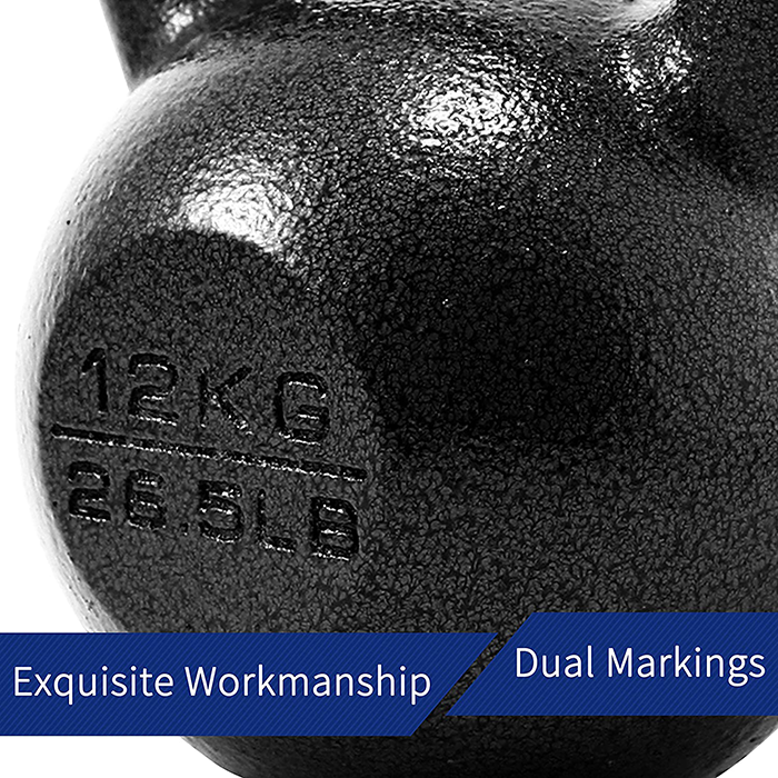 Ironman Pro 24kg Cast Iron Kettlebell