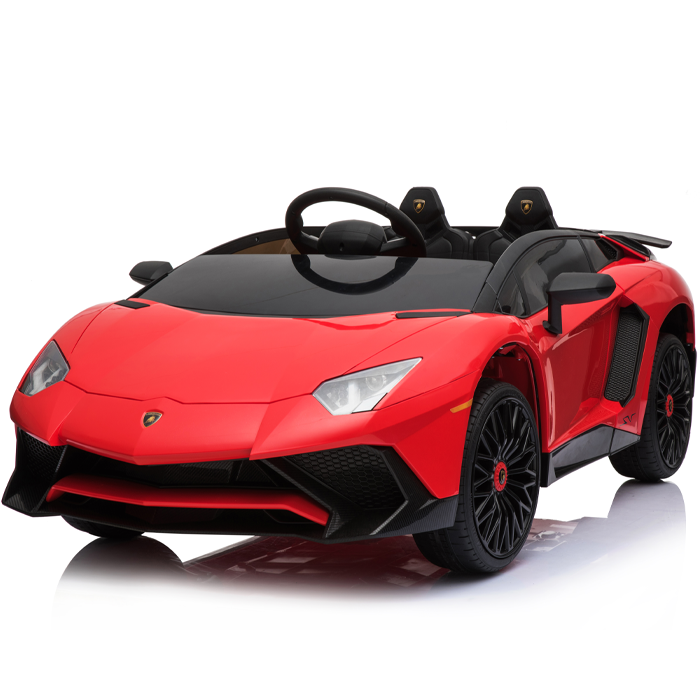 Kids Ride On Lamborghini Aventador Opening Doors Red - Image 3