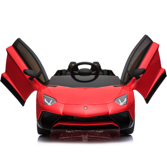 Kids Ride On Lamborghini Aventador Opening Doors Red - Image 11
