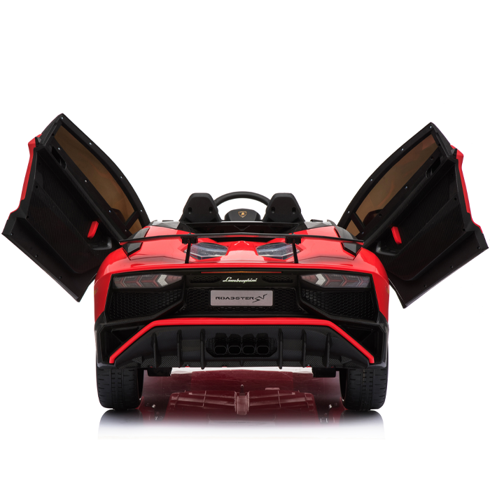 Kids Ride On Lamborghini Aventador Opening Doors Red - Image 13