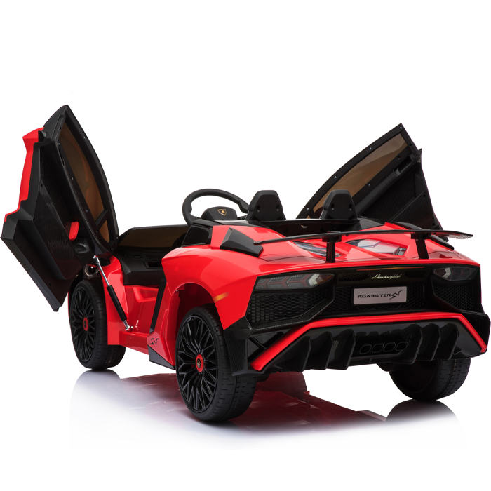 Kids Ride On Lamborghini Aventador Opening Doors Red - Image 9