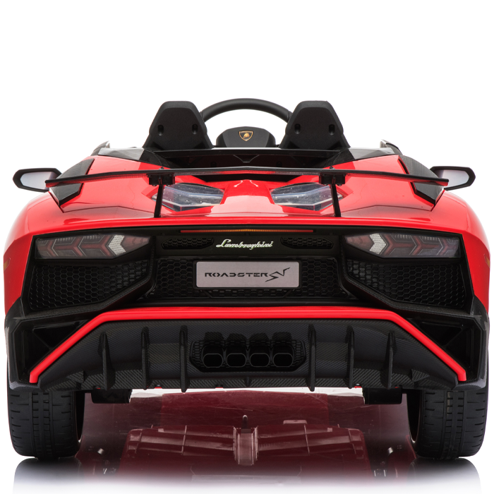 Kids Ride On Lamborghini Aventador Opening Doors Red - Image 12
