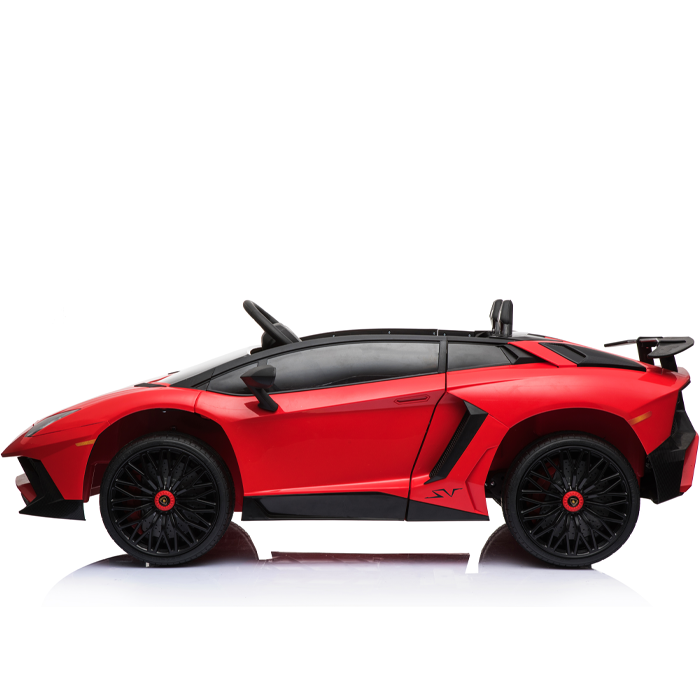 Kids Ride On Lamborghini Aventador Opening Doors Red - Image 14