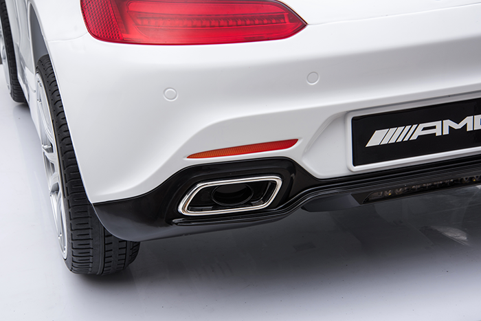 Kids Electric Car Mercedes AMG GT 12v Twin Seat - White - Image 16