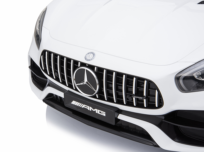 Kids Electric Car Mercedes AMG GT 12v Twin Seat - White - Image 18