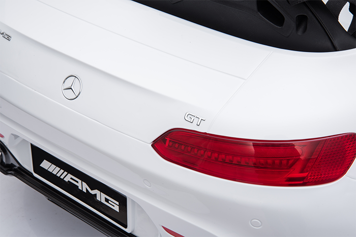 Kids Electric Car Mercedes AMG GT 12v Twin Seat - White - Image 20