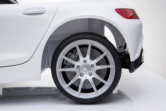 Kids Electric Car Mercedes AMG GT 12v Twin Seat - White - Image 27