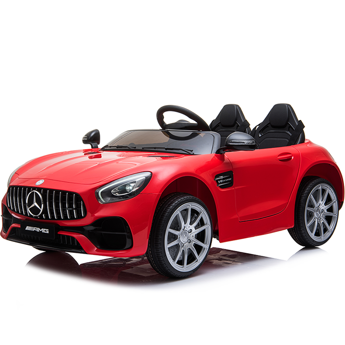 Kids Electric Car Mercedes AMG GT 12v Twin Seat - Red - Image 3
