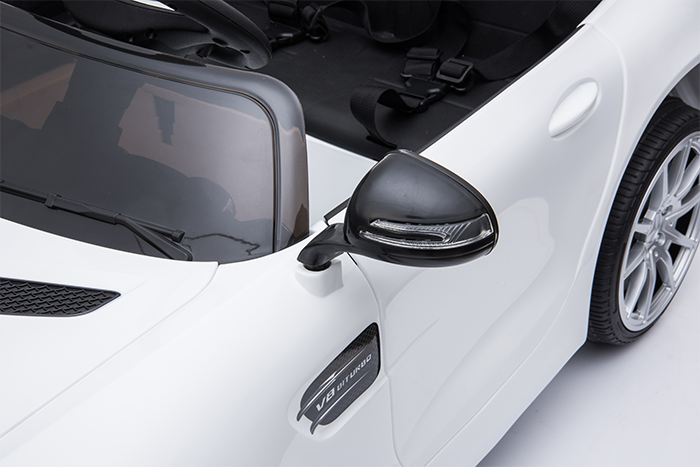 Kids Electric Car Mercedes AMG GT 12v Twin Seat - White - Image 29