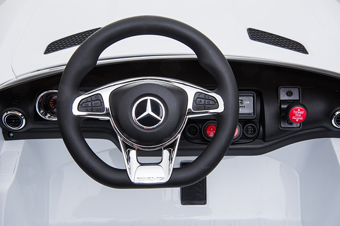 Kids Electric Car Mercedes AMG GT 12v Twin Seat - White - Image 33