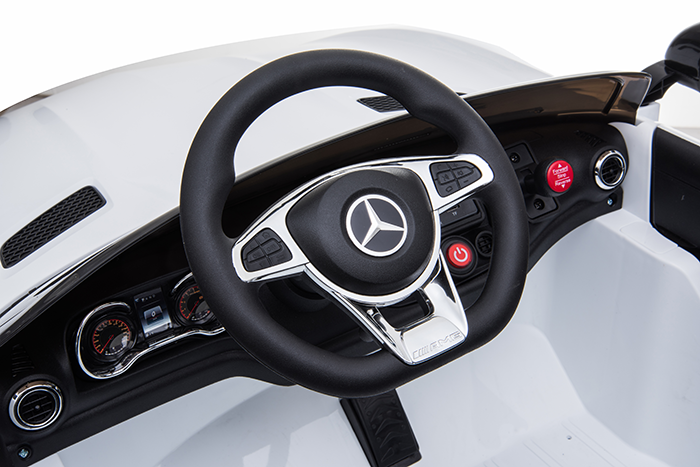 Kids Electric Car Mercedes AMG GT 12v Twin Seat - White - Image 31