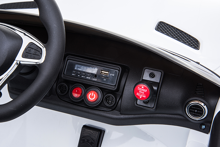 Kids Electric Car Mercedes AMG GT 12v Twin Seat - White - Image 34