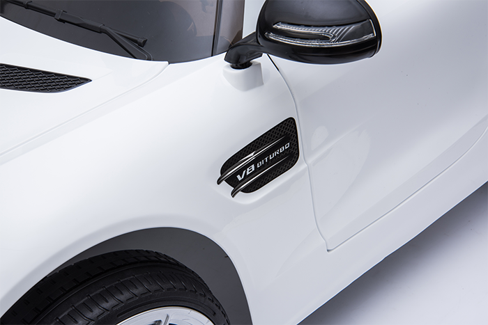 Kids Electric Car Mercedes AMG GT 12v Twin Seat - White - Image 37