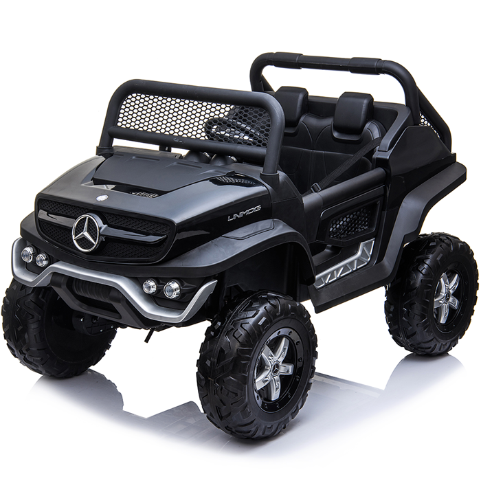 Kids Ride On Mercedes-Benz UniMog - 12V Black