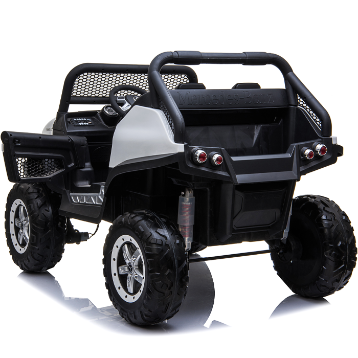 Kids Electric Ride On Mercedes-Benz UniMog White - Image 11