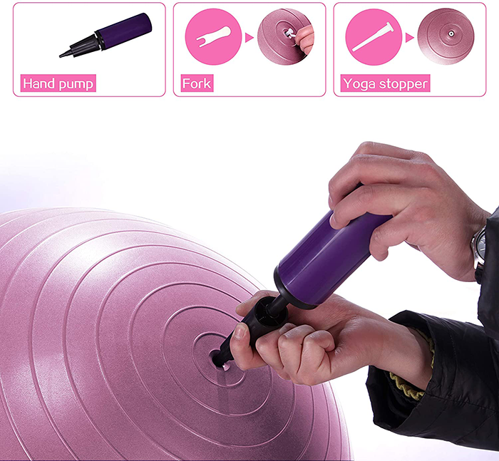 PROIRON 75cm Anti-Burst Red Swiss Yoga Exercise Ball