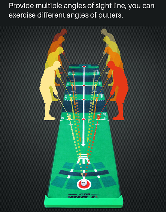 Hillman PGM Portable Golf Putting Drill Mat