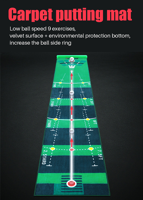 Hillman PGM Portable Golf Putting Drill Mat