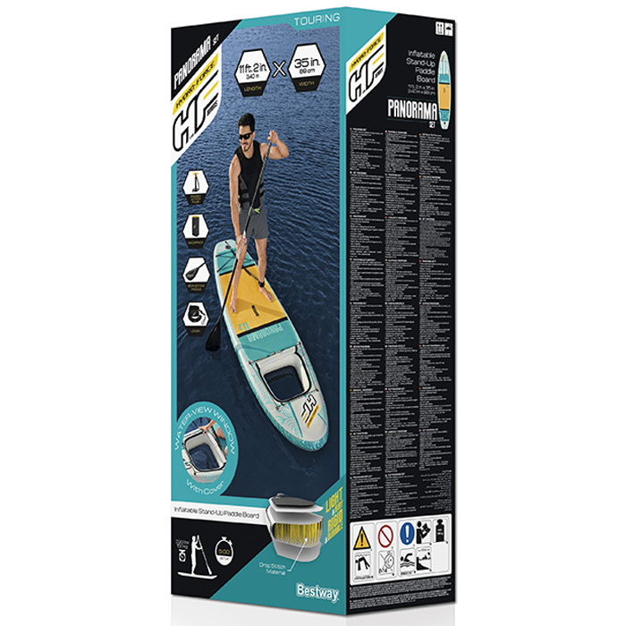 Bestway 11ft 2" Hydro-Force Panorama Inflatable Paddle Board SUP Set