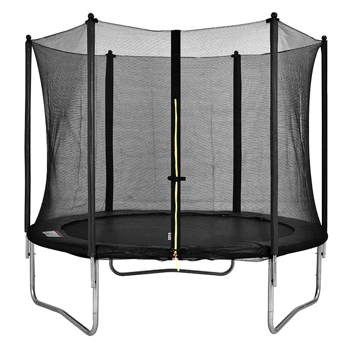 Velocity 8ft Trampoline and Safety Enclosure Black