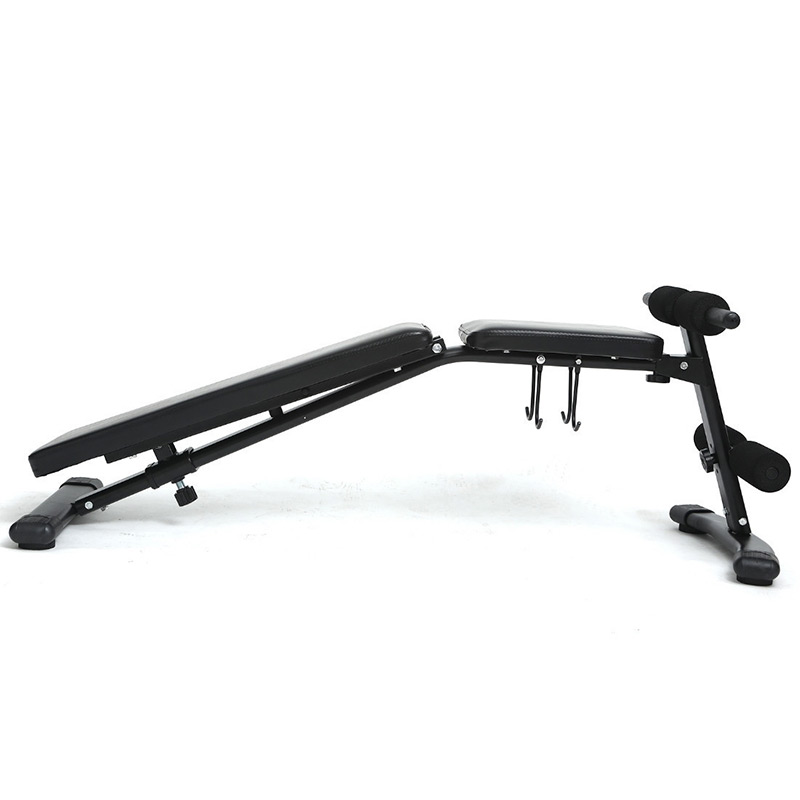 BodyTrain Adjustable Squat Rack Barbell Stands & Foldable Adjustable Weight Bench Package