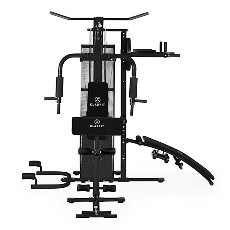IronMan Klarfit Ultimate 5000 - 3 Station Home Multi Gym Black