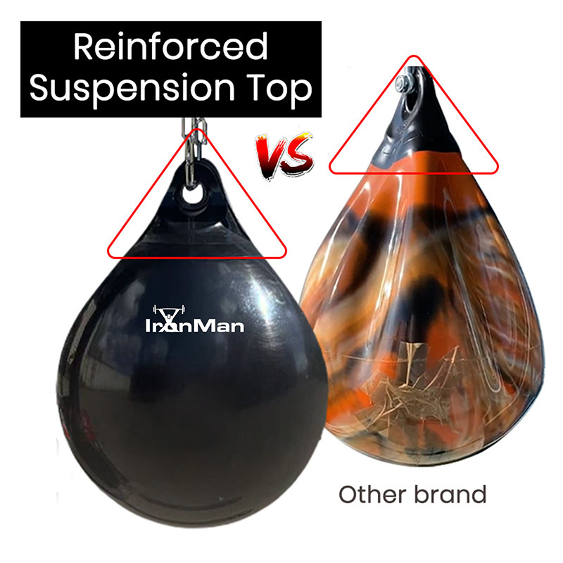 Ironman 18” Aqua Punching Bag Red
