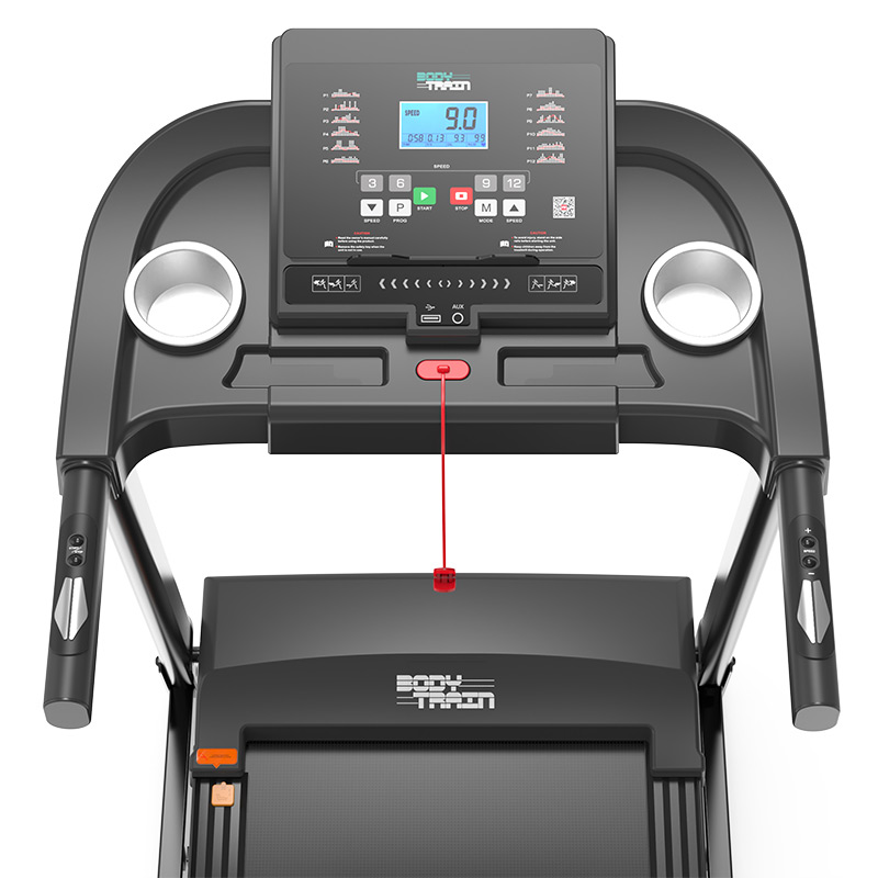 BodyTrain S600 Motorised Folding Bluetooth Treadmill
