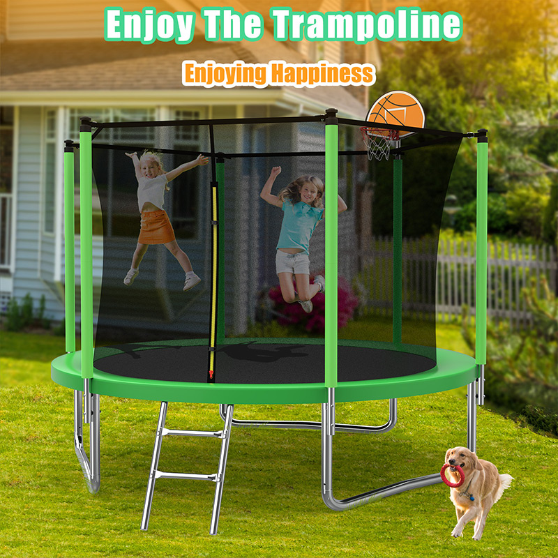 8ft Trampoline and Safety Enclosure