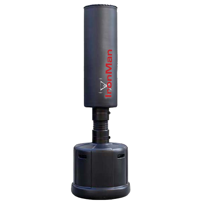IronMan Kickboxing Free Standing Punch Bag with Lower Pad
