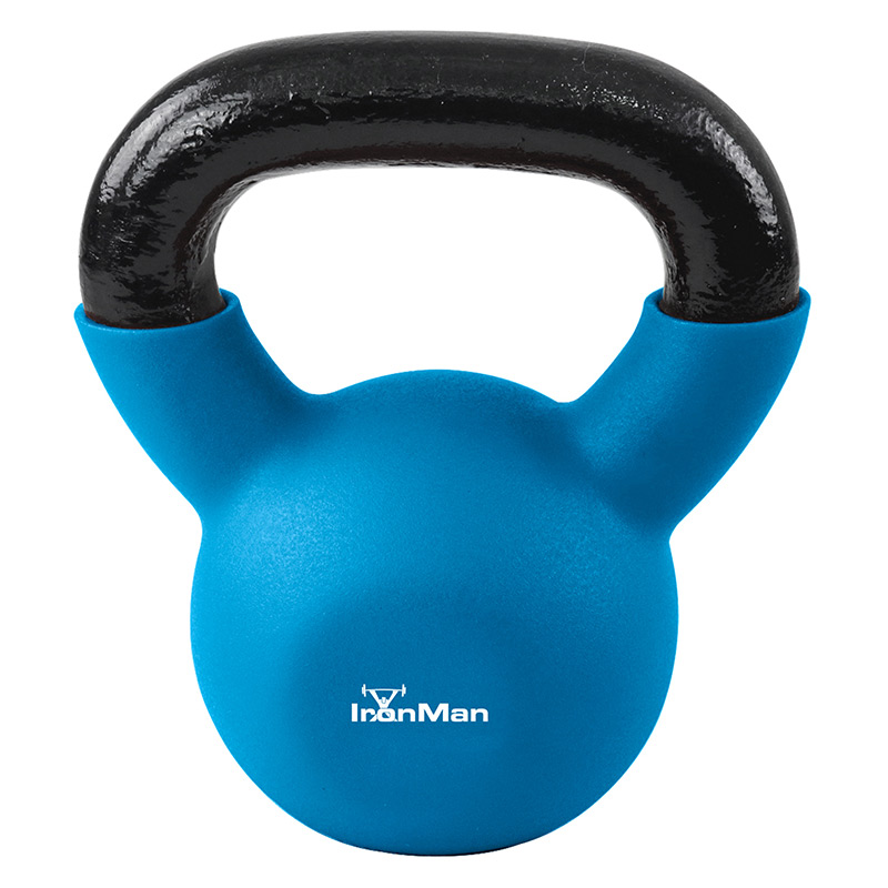 Ironman 10kg Cast Iron Coated Kettlebell