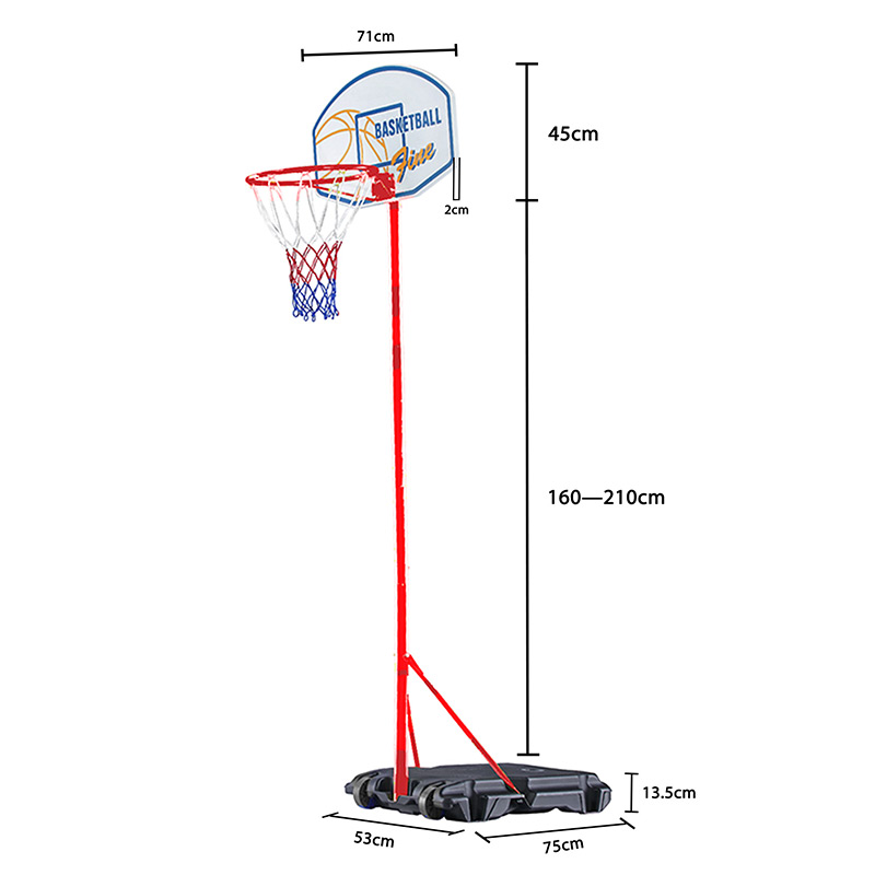 Air League HB09 Youth Portable Adjustable Basketball Stand