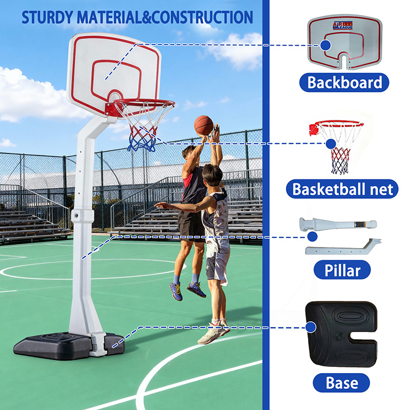 Air League HB10 Junior Adjustable Basketball Stand