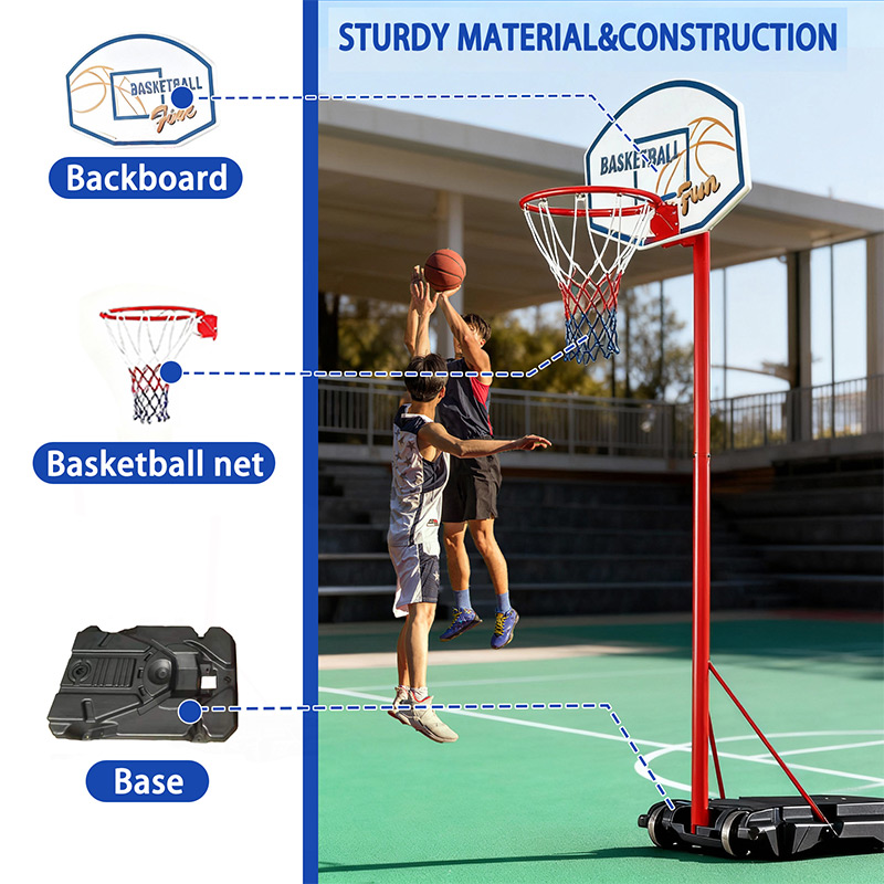 Air League HB09 Youth Portable Adjustable Basketball Stand