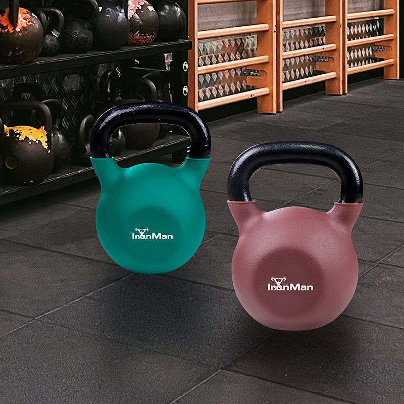 Ironman 6kg Cast Iron Coated Kettlebell
