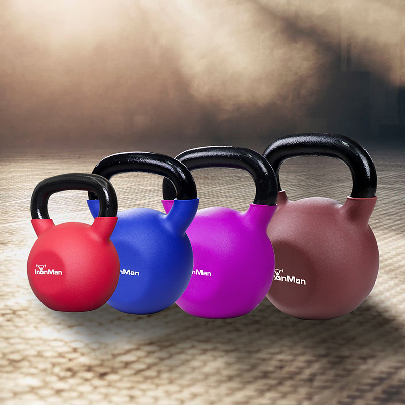 Ironman 6kg Cast Iron Coated Kettlebell