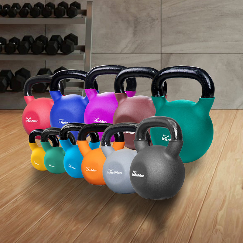 Ironman 6kg Cast Iron Coated Kettlebell