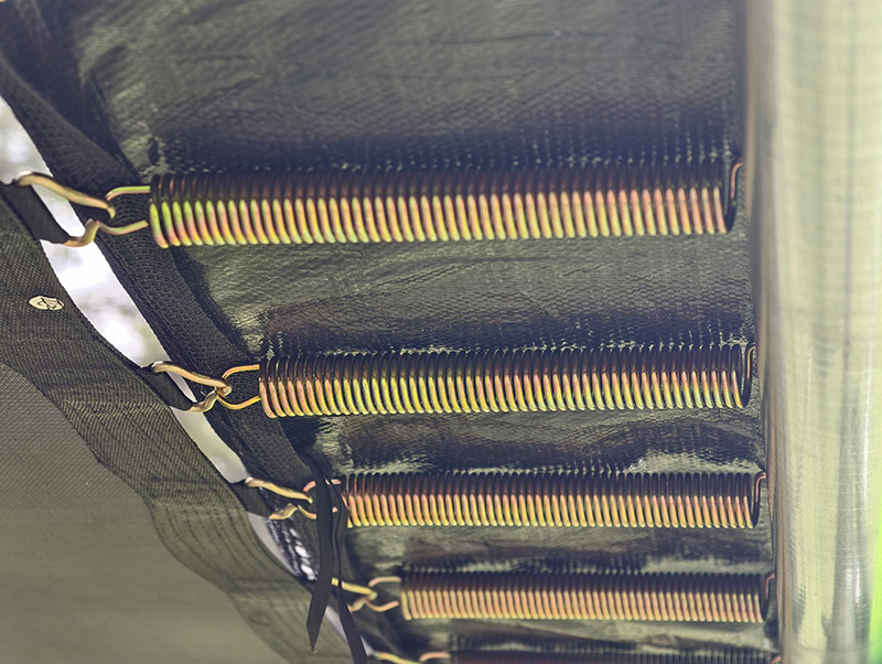 8x12ft Rectangular Trampoline with Safety Enclosure Grey FREE Ladder & Basketball Game