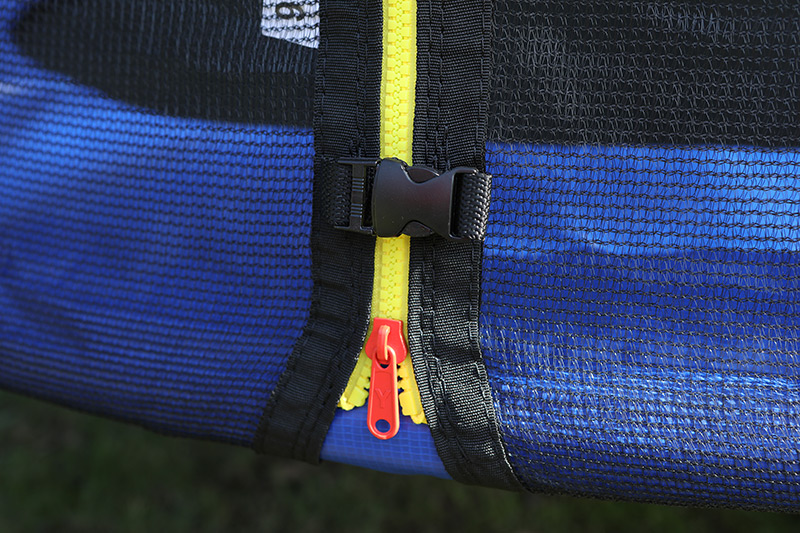 6ft Trampoline & Safety Enclosure Free Shoe Tidy & Ladder – Blue